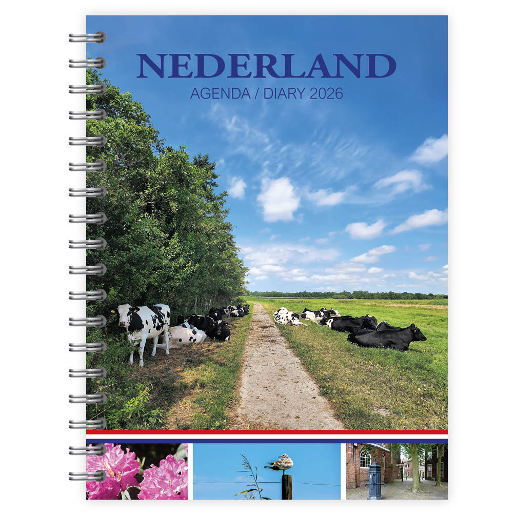 2026 Netherlands Agenda Calendar 7x9 inches