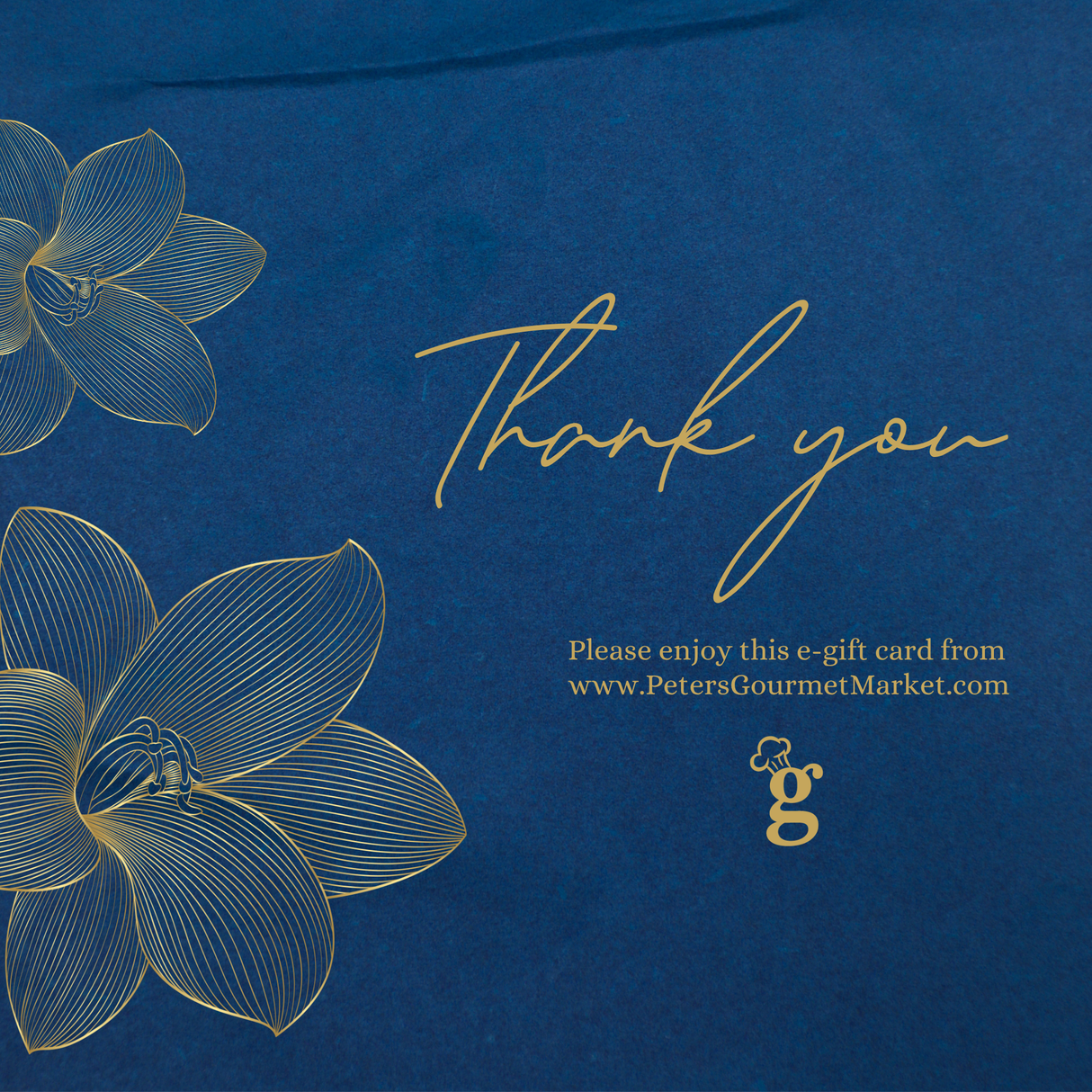 Thank You E-Gift Card