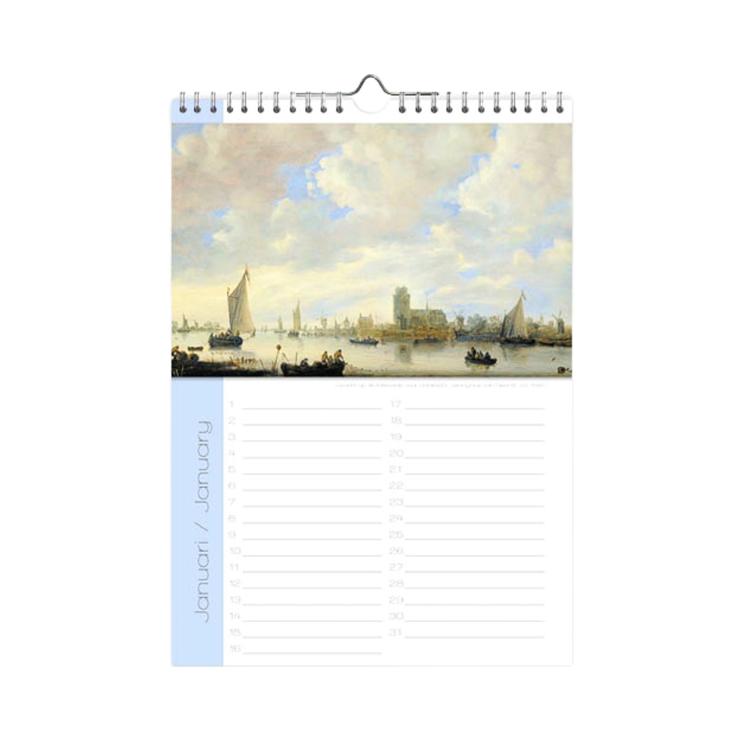 Birthday Calendar Water Views