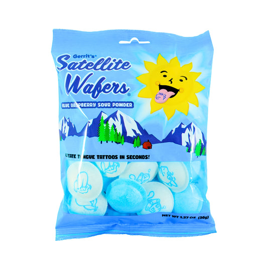 Gerrit's Blue Raspberry Satellite Wafers 1.27 oz bag