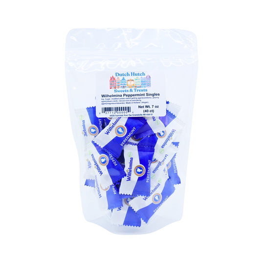 Wilhelmina Peppermint Singles 40 ct Bag 7 oz