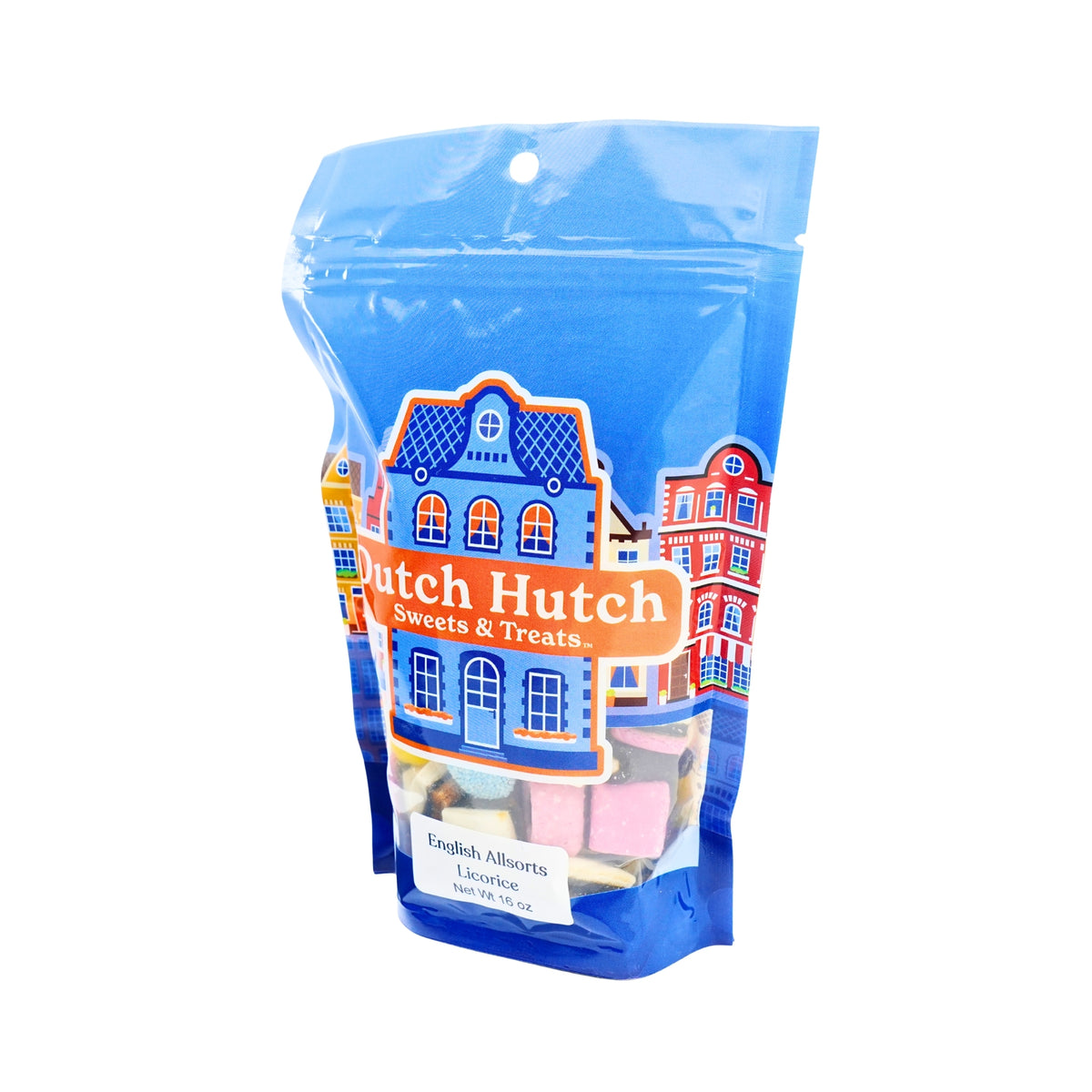 Dutch Hutch ENGLISH Allsorts Licorice 16oz bag