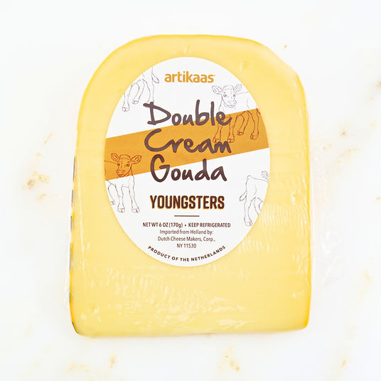 Artikaas Double Cream Gouda (Roomkaas) Cheese 6 oz wedge