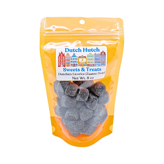 Dutch Hutch Dutchies (Zaanse Drop) Licorice 8 oz Gustafs