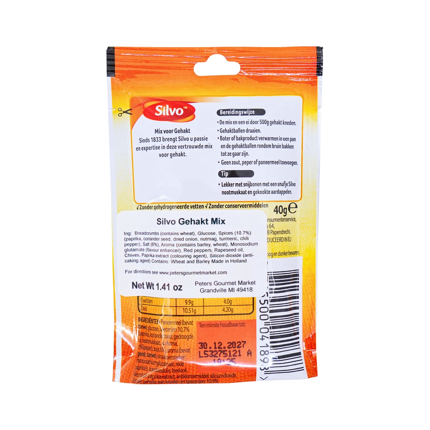 Silvo Gehakt Spices 1.42 oz (40g)