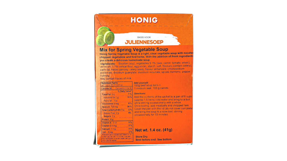 Honig Julienne Soup Mix (Spring Vegetable) 1.4 oz