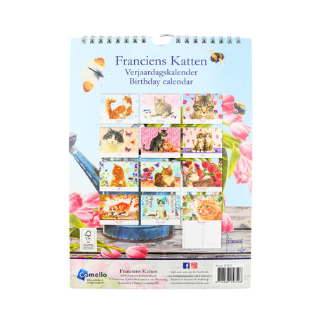 Franciens Kattens Calico Cat Birthday Calendar
