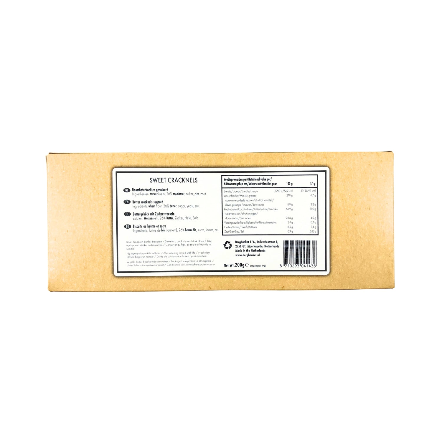 Van Den Berg Butter Krakelingen Cookies 7 oz box