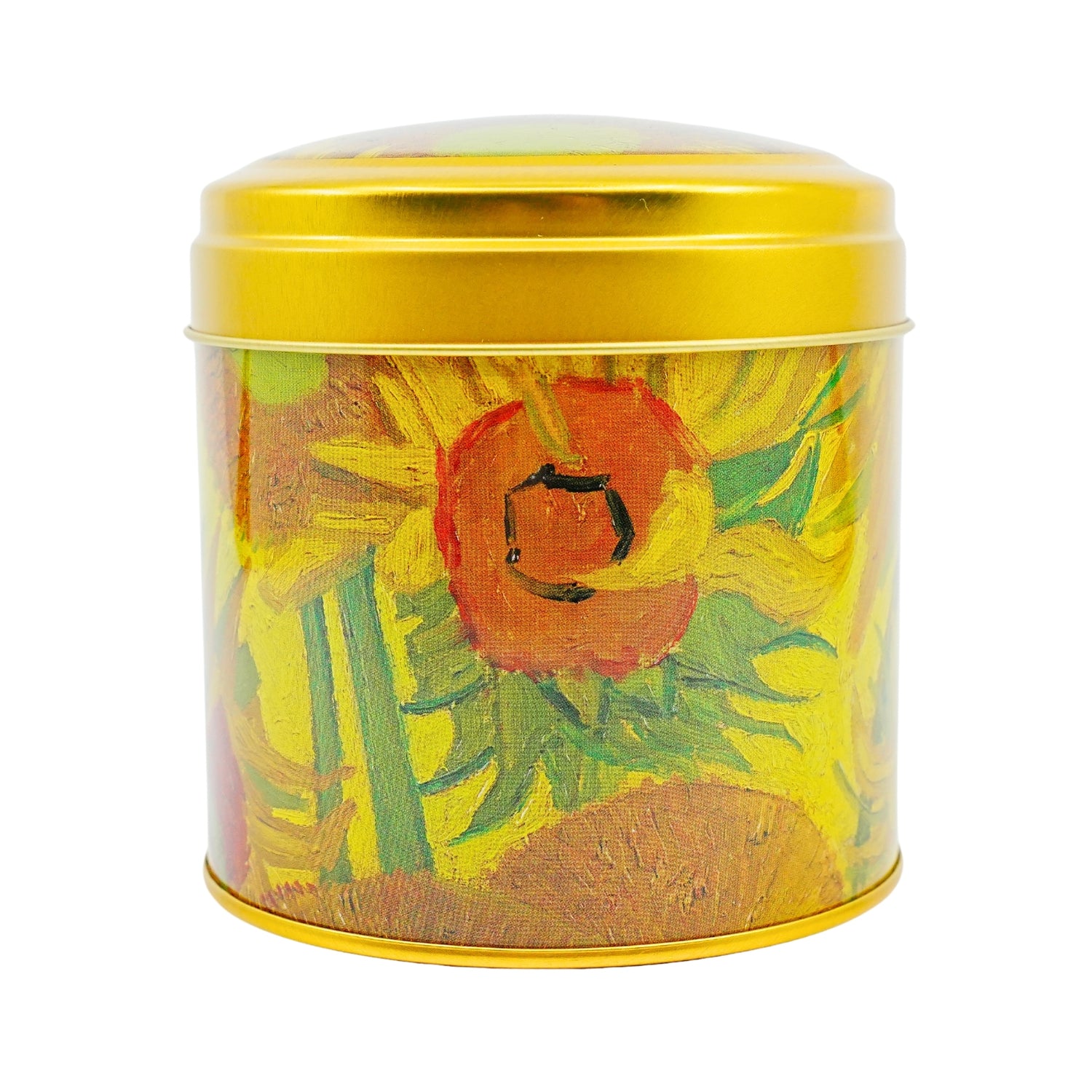 Van Gogh Sunflowers Stroopwafel Tin EMPTY