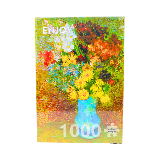 Van Gogh Vase with Daisies & Anemones Puzzle 1000 Pcs