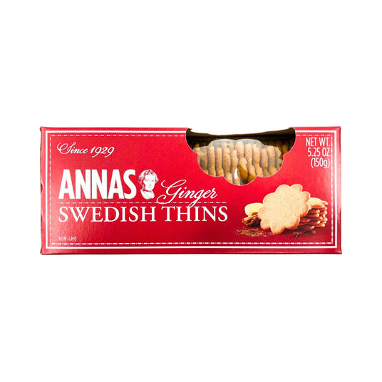 Annas Ginger Thins 5.25oz Box 12/cs