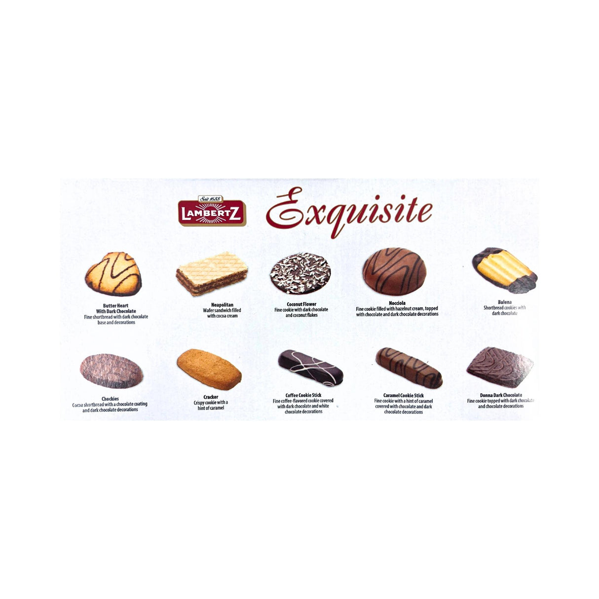 Lambertz Exquisite Assorted Cookie Box 7.05 oz