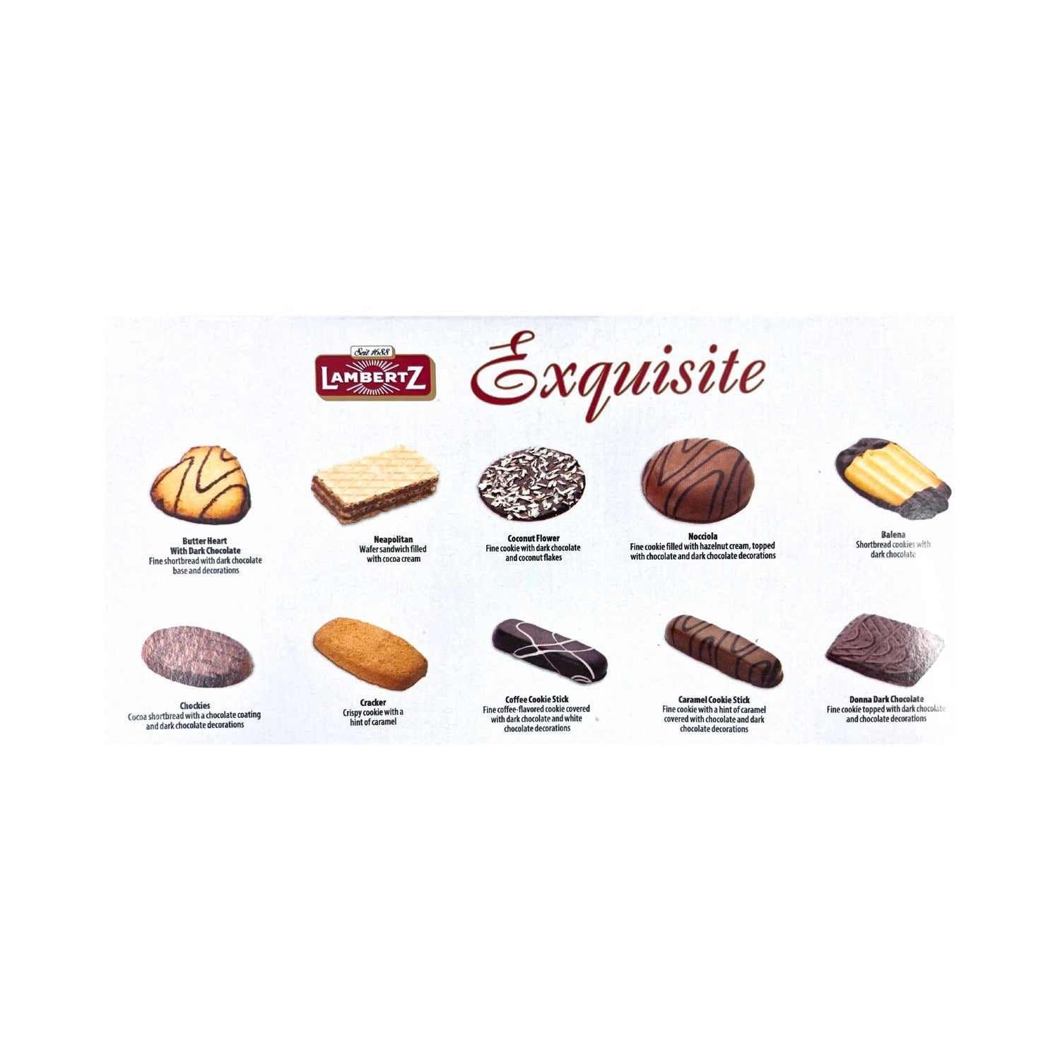Lambertz Exquisite Assorted Cookie Box 7.05 oz