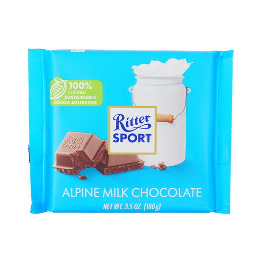 Ritter Alpine Milk Choc 3.5oz Bar MP 12