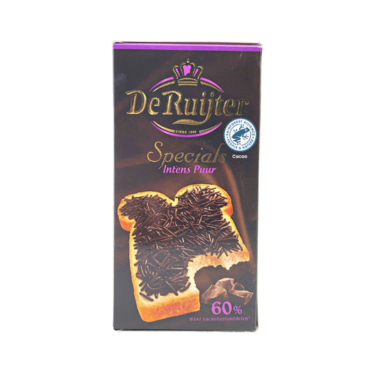 De Ruijter Intense Extra Dark Sprinkles 7 Oz