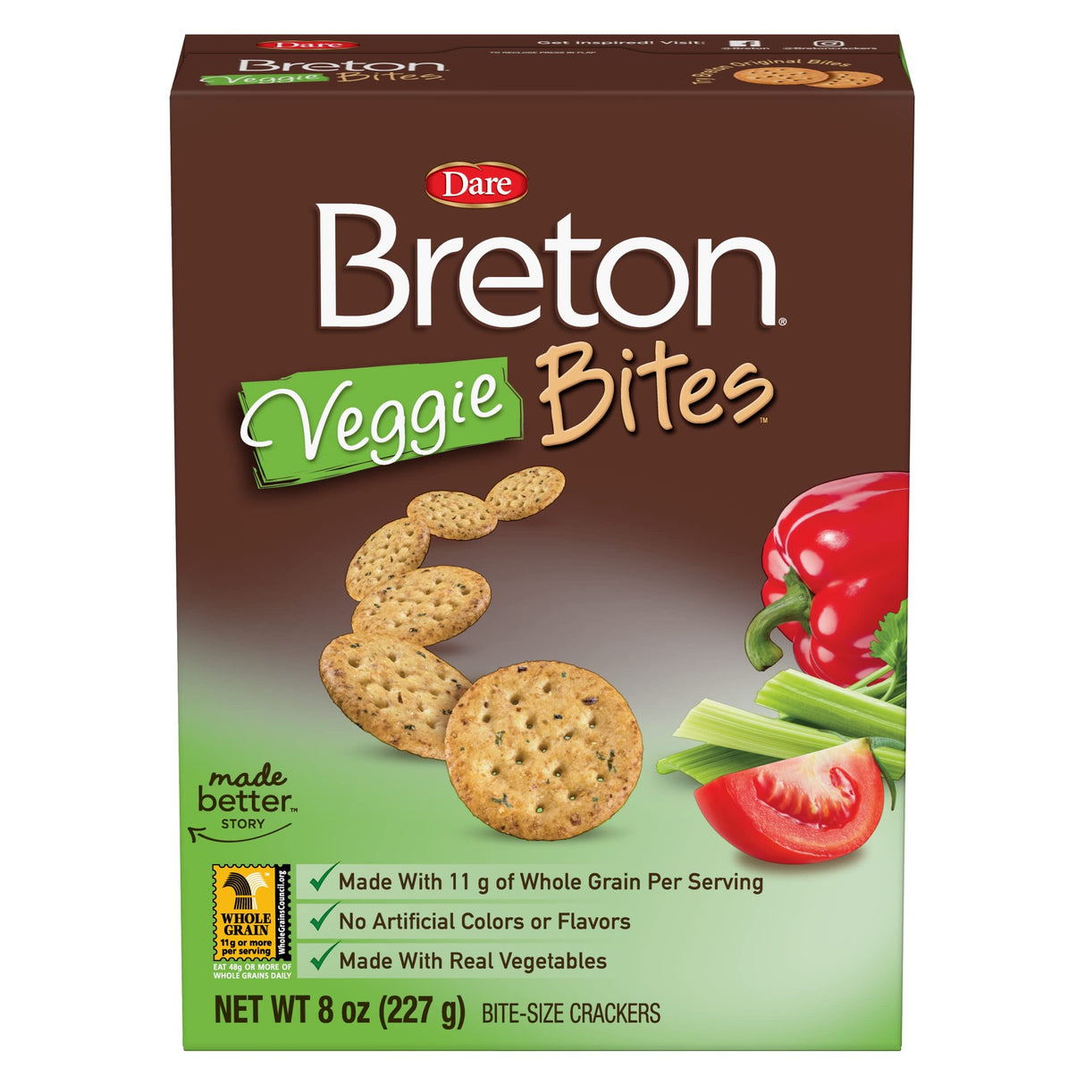 Dare Breton Mini Vegtable Cracker 8oz