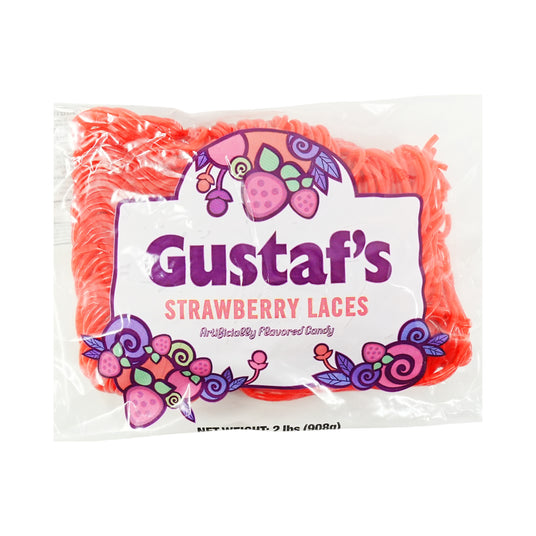 Gustafs Strawberry Laces 2lb