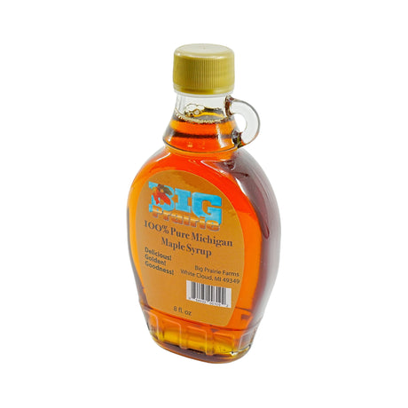 Big Prairie 100% Pure Michigan Maple Syrup 8.8 oz glass