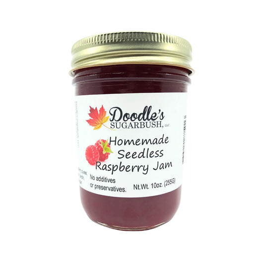 Doodles Seedless Raspberry Jam 10 oz