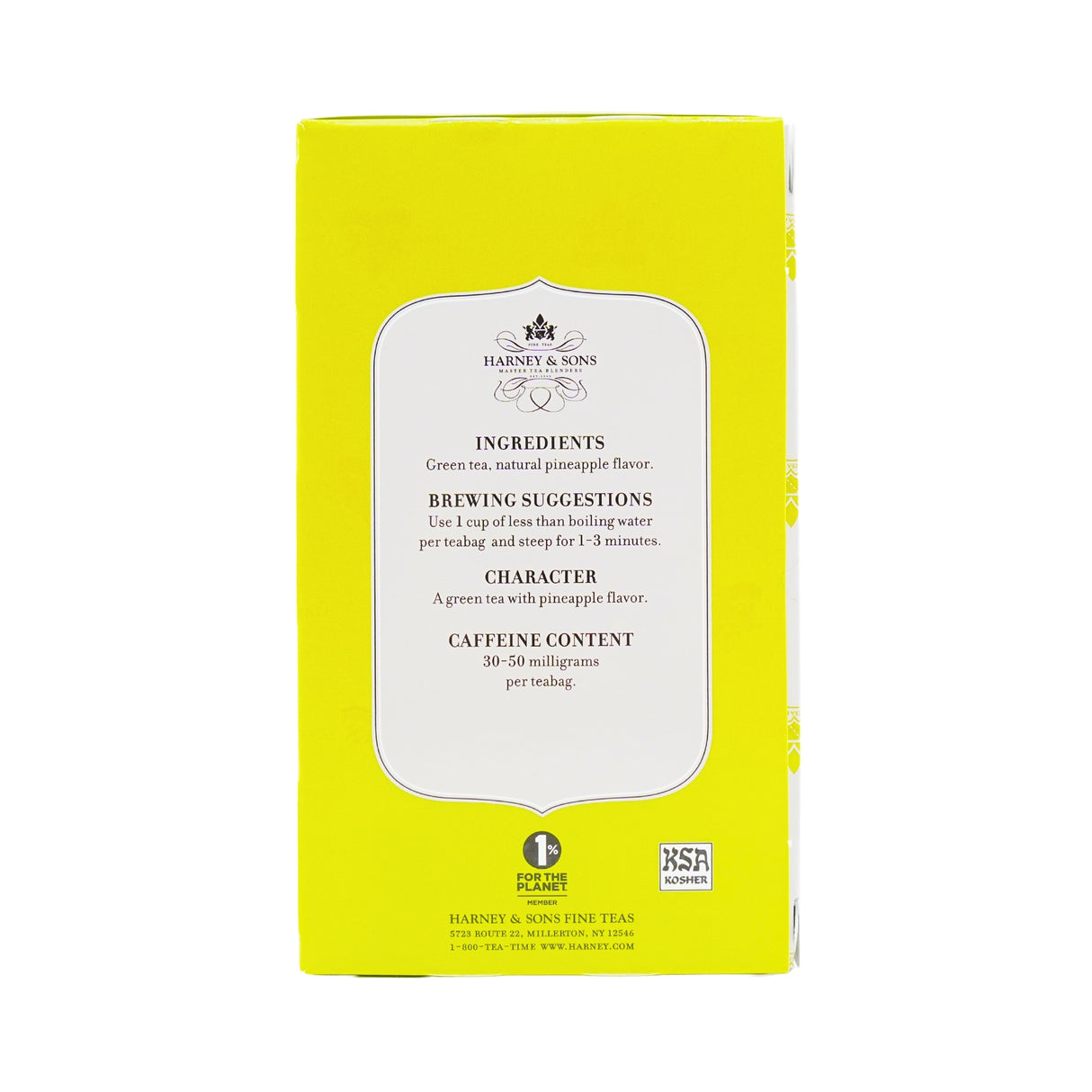Harney & Sons Tropical Green Tea 20 Ct Box