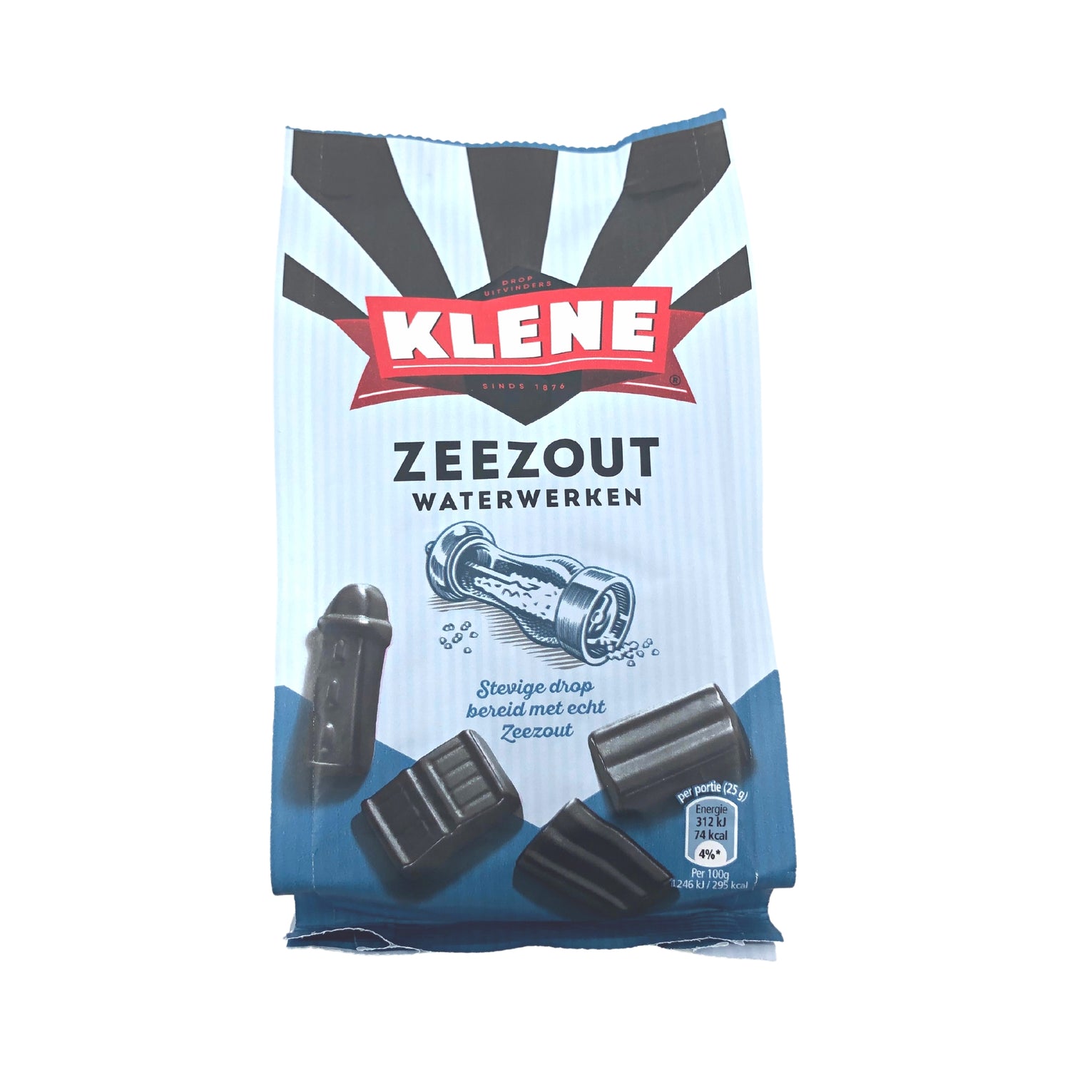 Klene Hard Salty Sea Salt Waterweken Licorice 5.9 oz