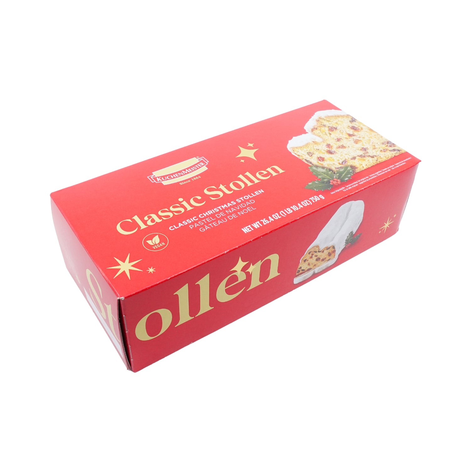 Kuchenmeister Classic Christ Stollen Large Box 26.4 oz