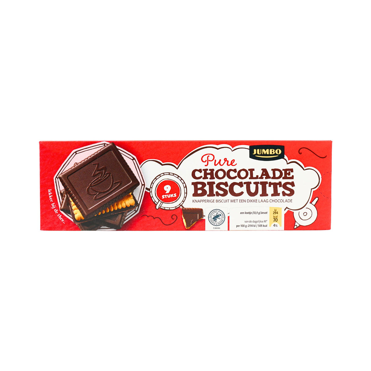 Jumbo Biscuits Dark Chocolate 4.4 oz