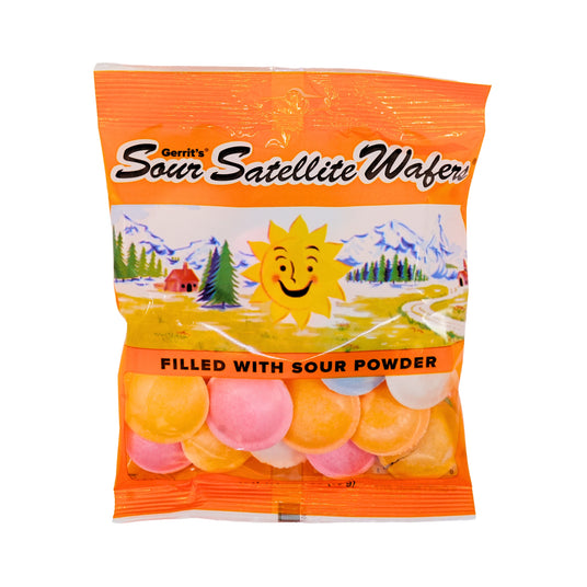 Gerrits Sour Satellite Wafers 1.23 oz bag