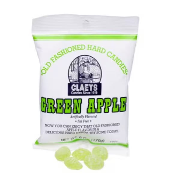 Claeys Candy Green Apple Drop 6oz