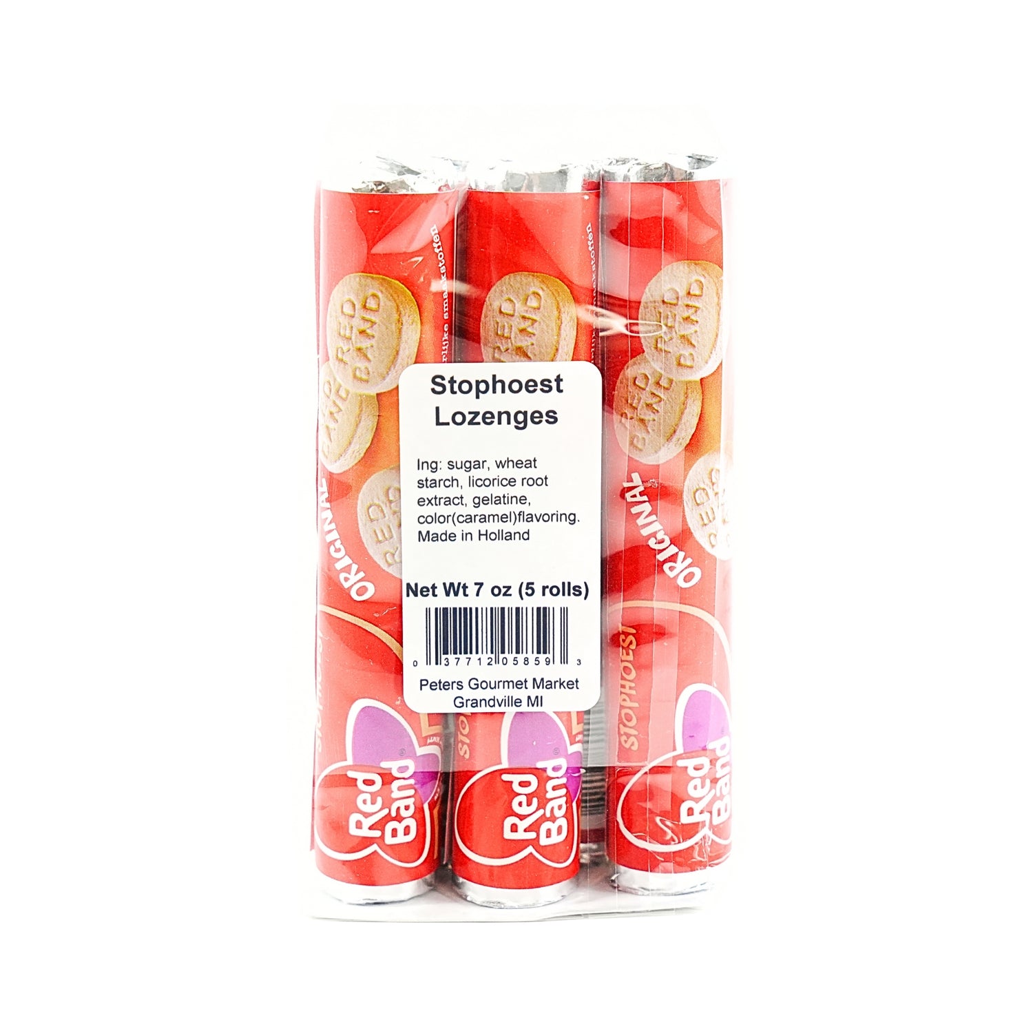 Red Band Stophoest Cough Drop 4 Roll Pack