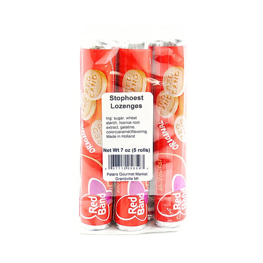 Red Band Stophoest Cough Drop 5 Roll Pack