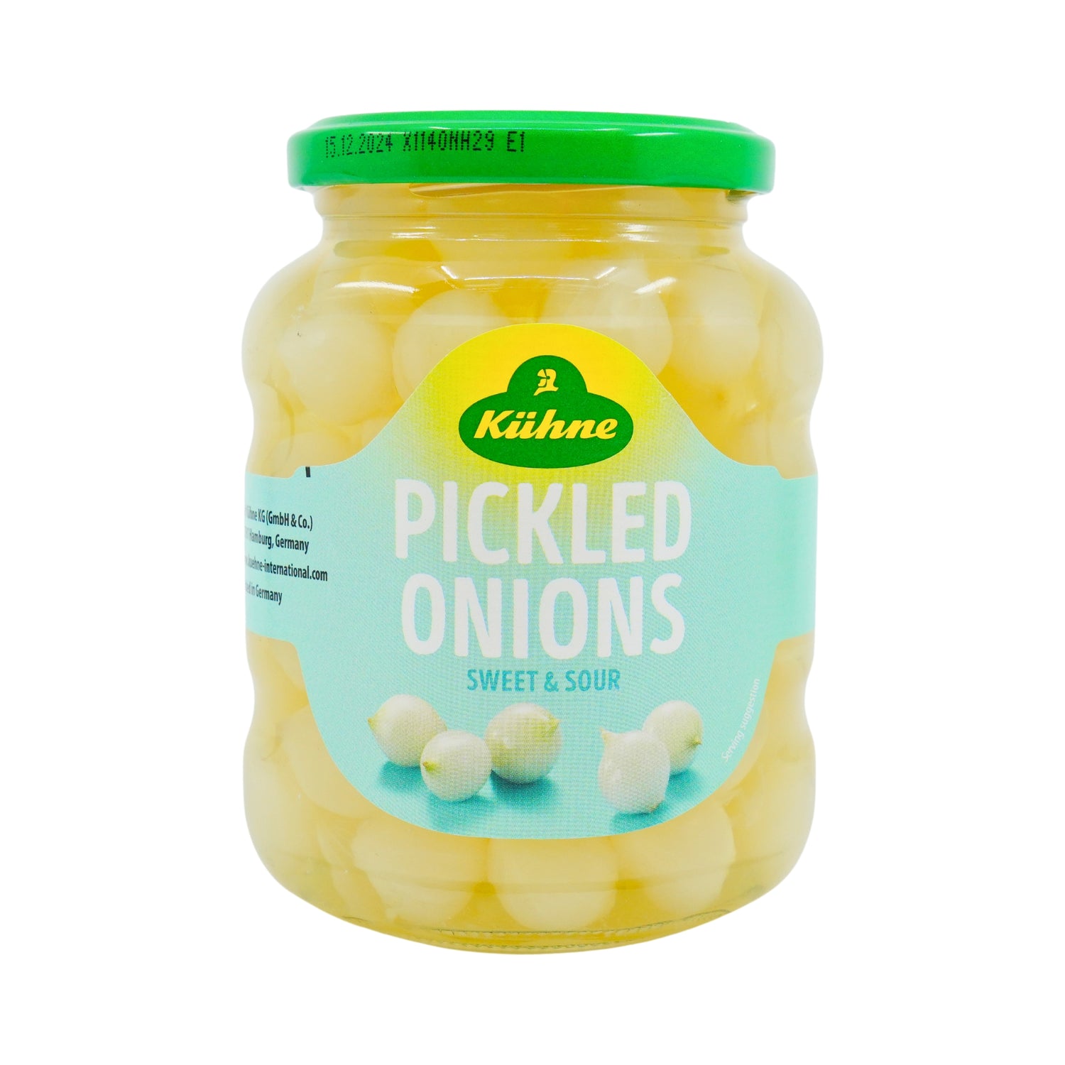 Kuhne  Silverskin Sweet & Sour Onions 11.64oz