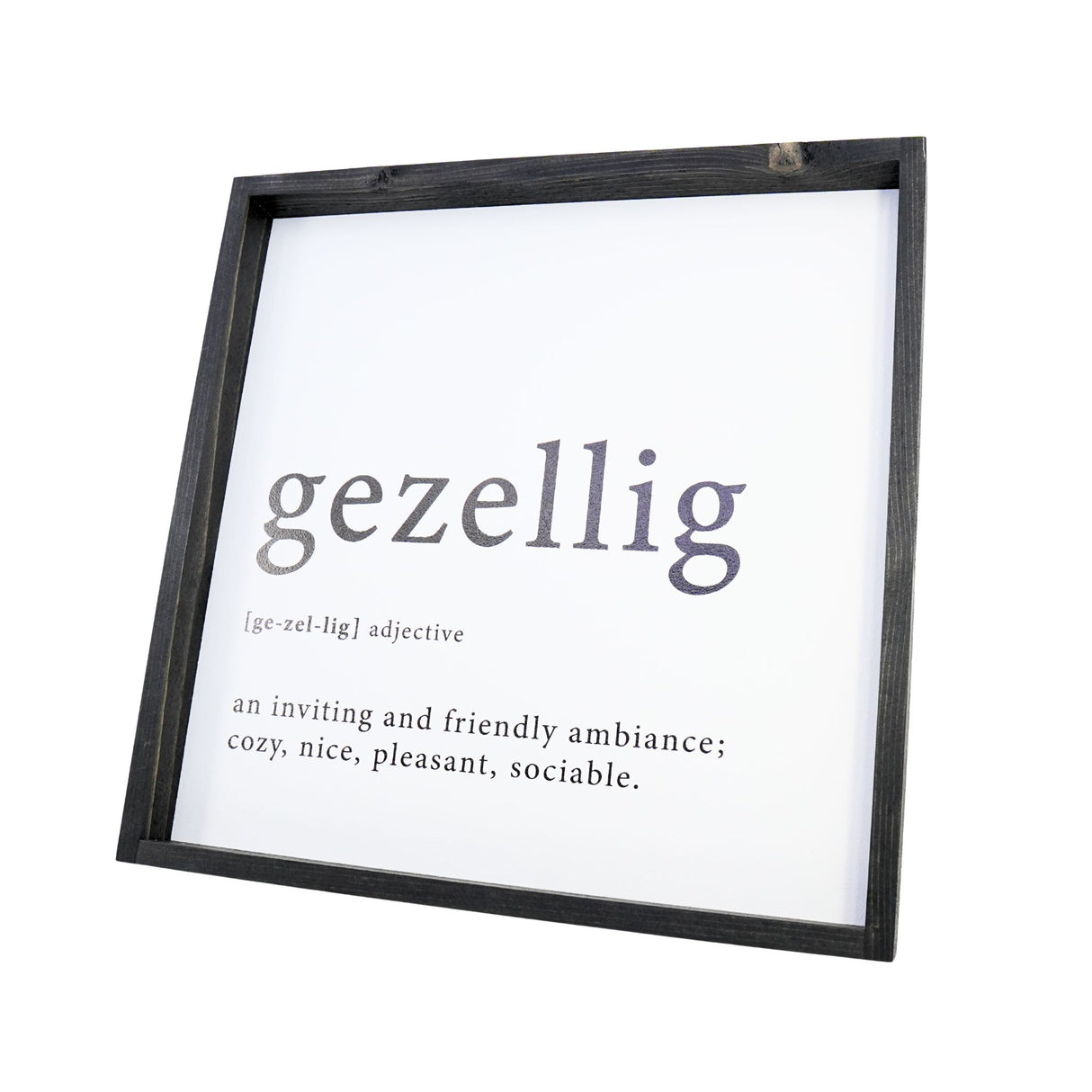 Hoekstra Decor Gezellig With Definition Framed Wall Art
