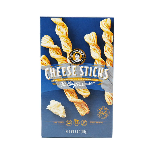 John Macy Melting Parmesan Cheese Sticks 4 Oz Box