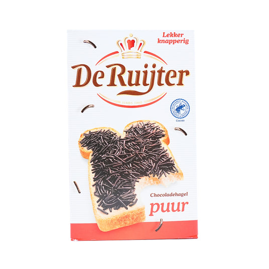 De Ruijter Dark Chocolate Sprinkles Hagelslag 14.1 Oz