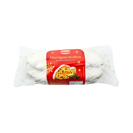 Kuchenmeister Marzipan Stollen Medium 17.6oz Cello