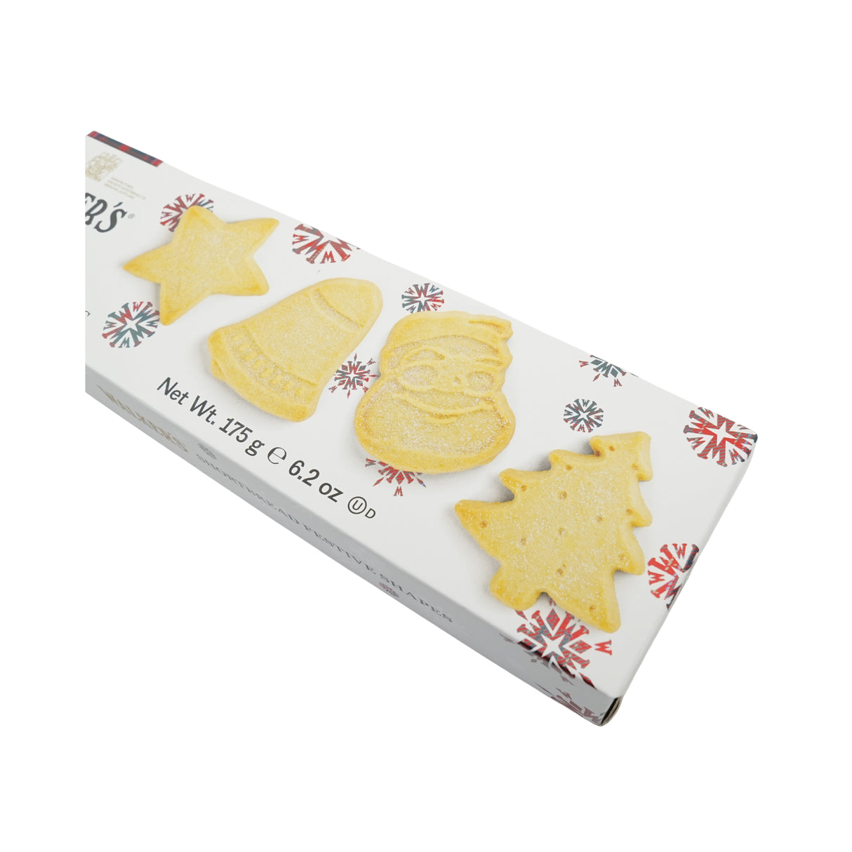 Walkers Festive Shapes Assorted  6.2 oz box