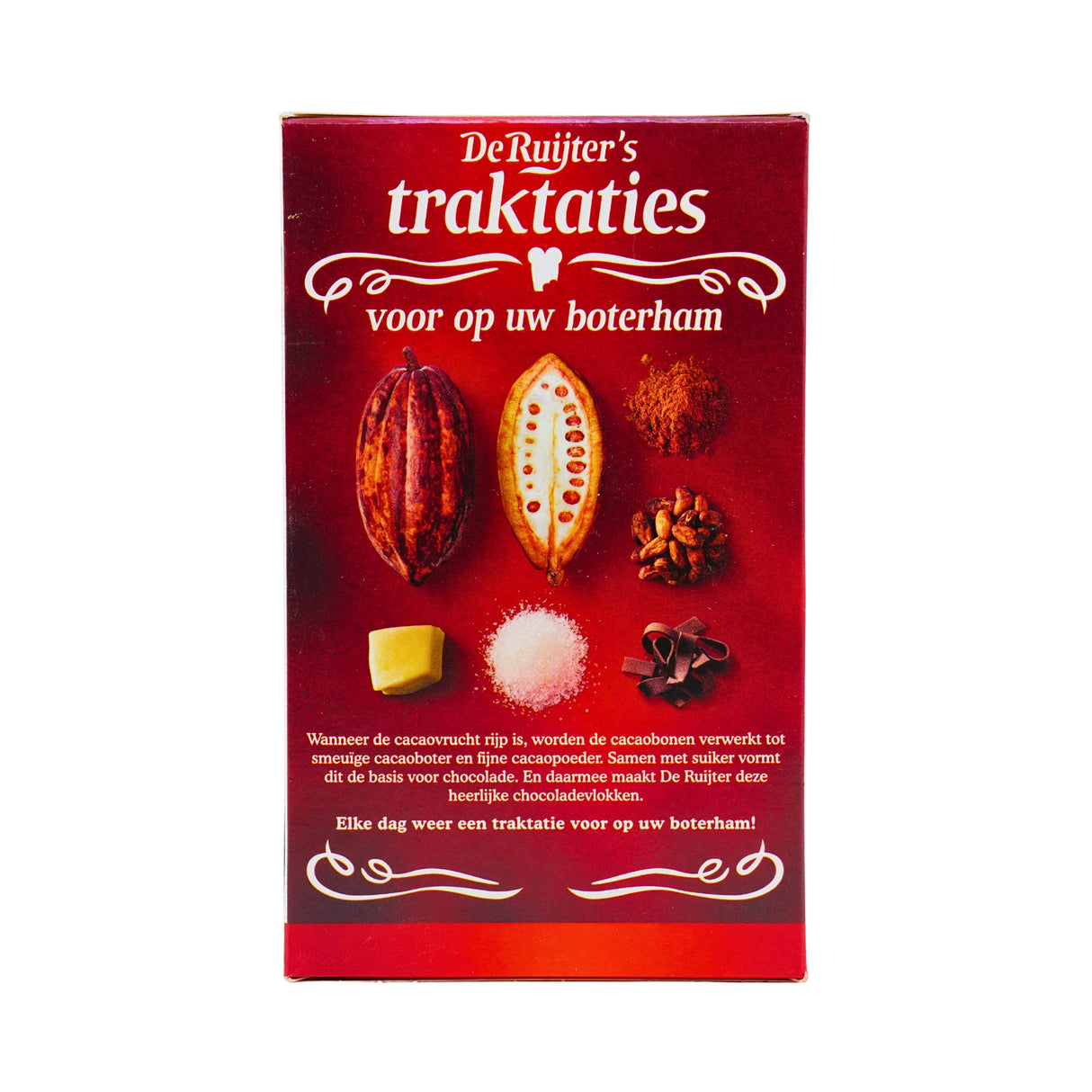 De Ruijter Dark Chocolate Flakes 7oz Box