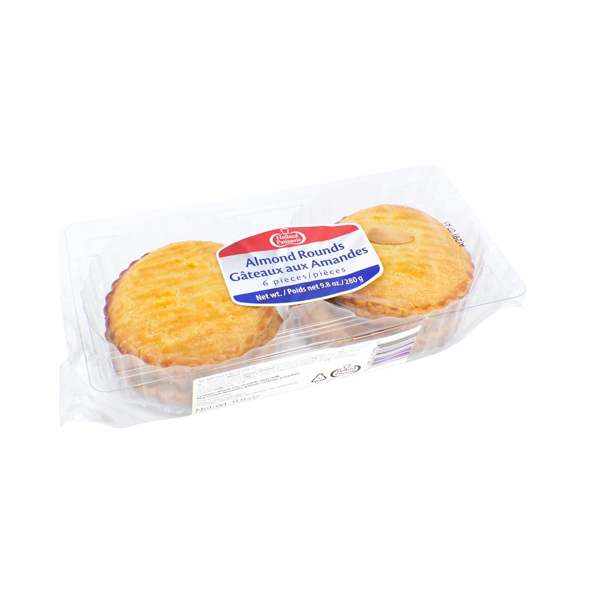 Holland Patisserie Almond Rounds 6 ct 9.8 oz