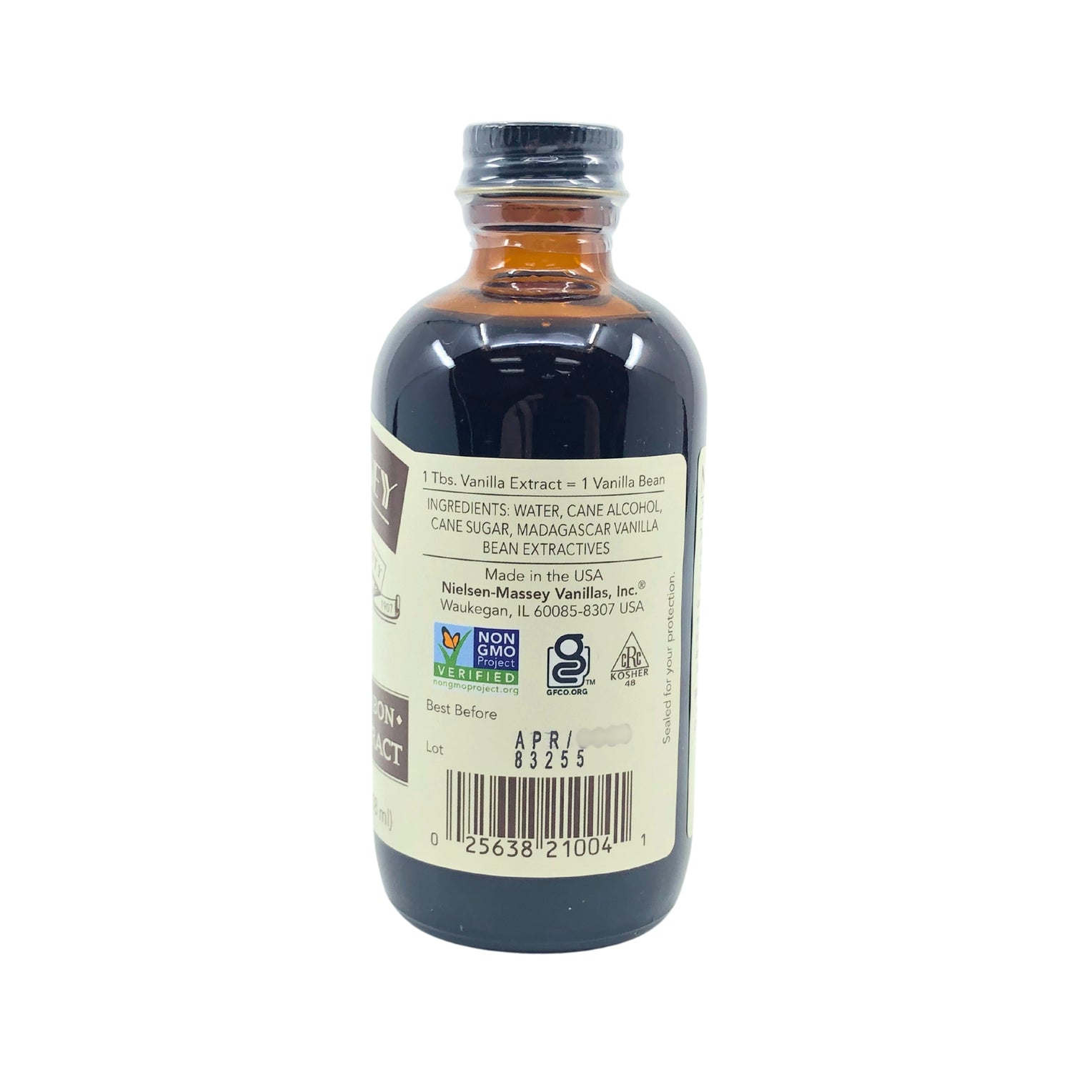 Nielsen Massey Pure Vanilla Extract 4 Oz