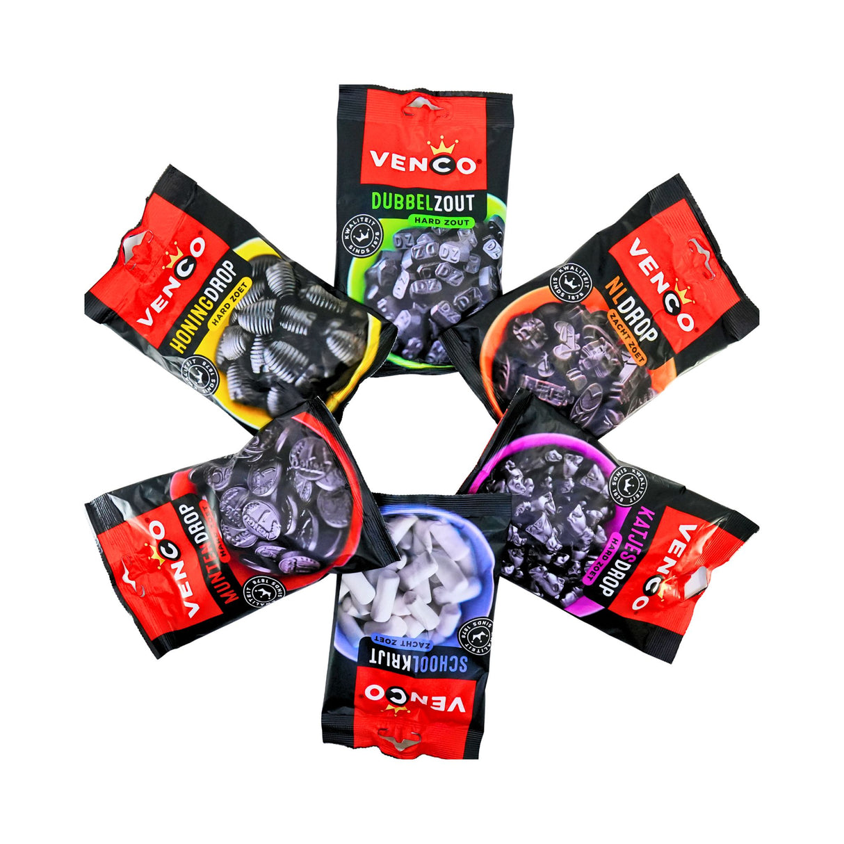 Venco Licorice Bundle Six 4.2 Ounce Bags