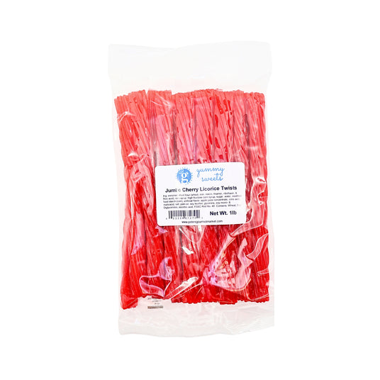 PGM Yummy Sweets Cherry Jumbo Licorice Twist 1lb bag