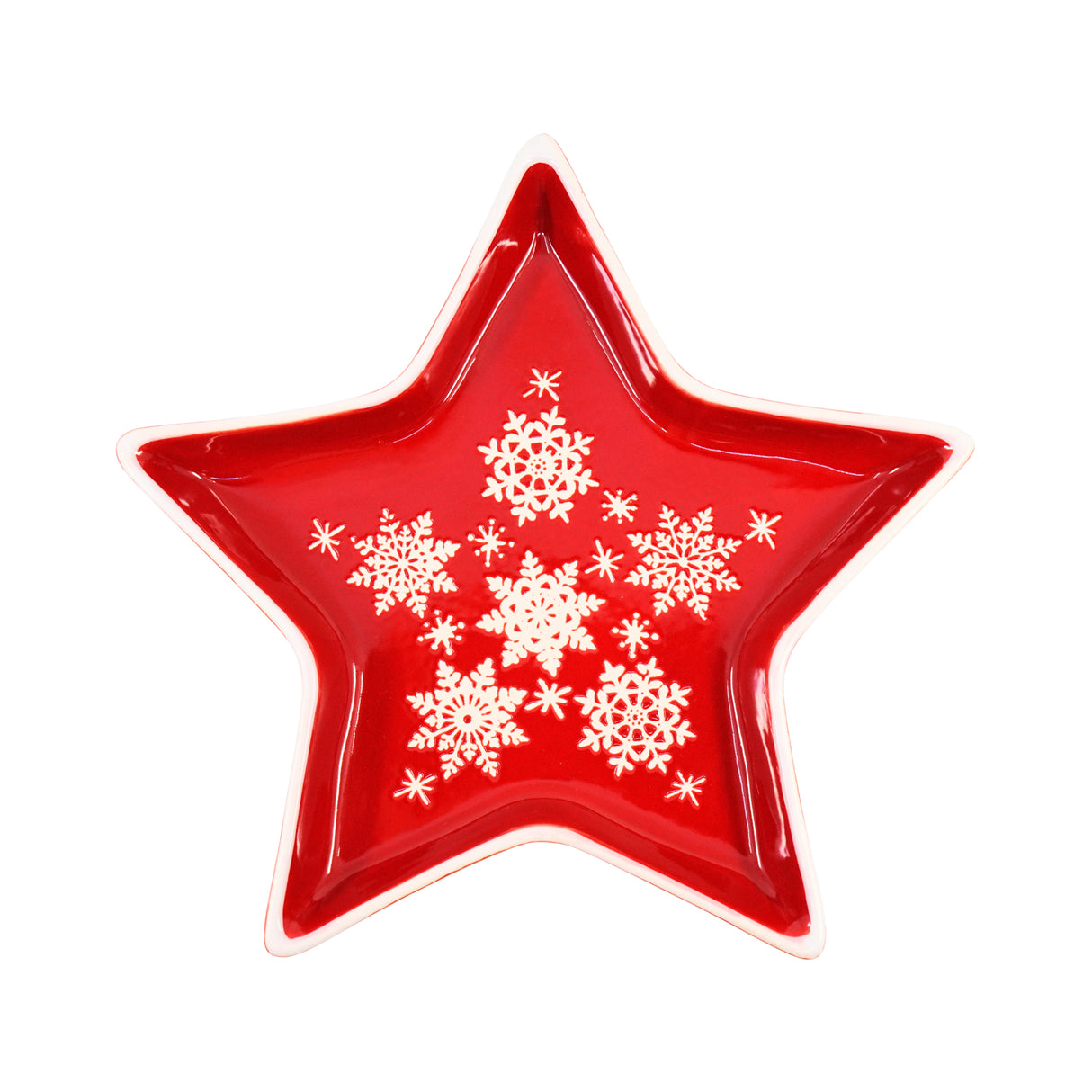 Now Designs Red Star Shaped Candy / Serving Dish