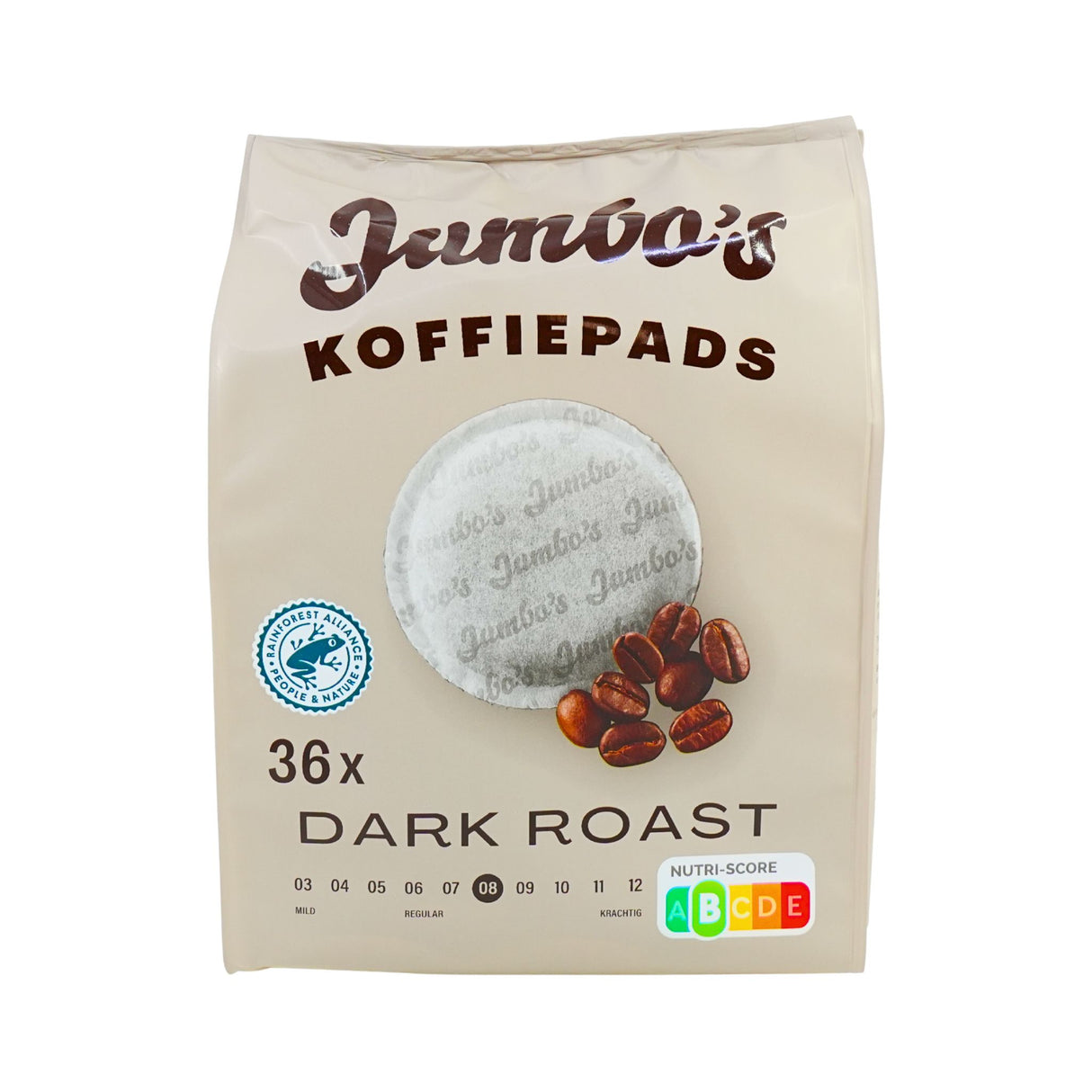 Jumbo Dark Roast Coffee pads 36 ct bag