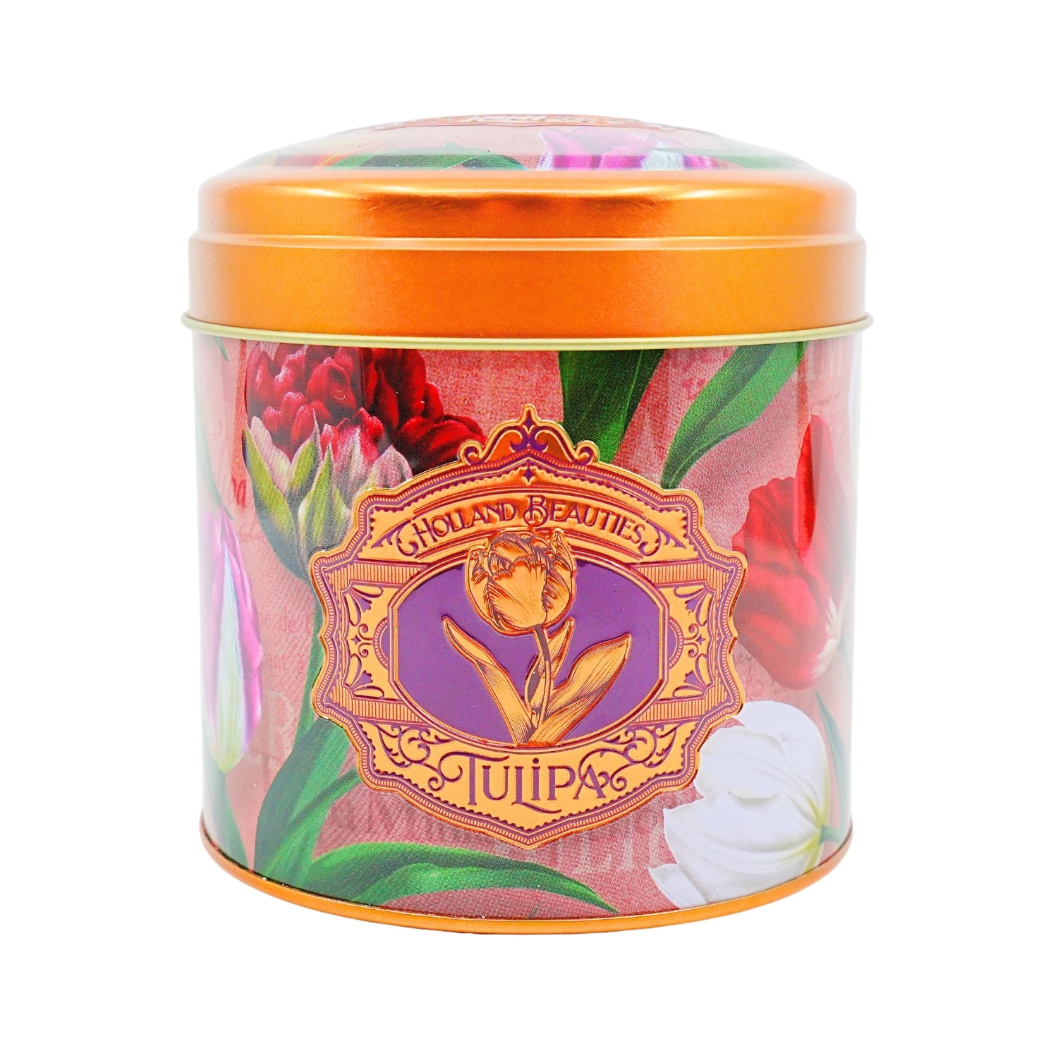 Stroopwafel Tin Holland Pink Tulips EMPTY