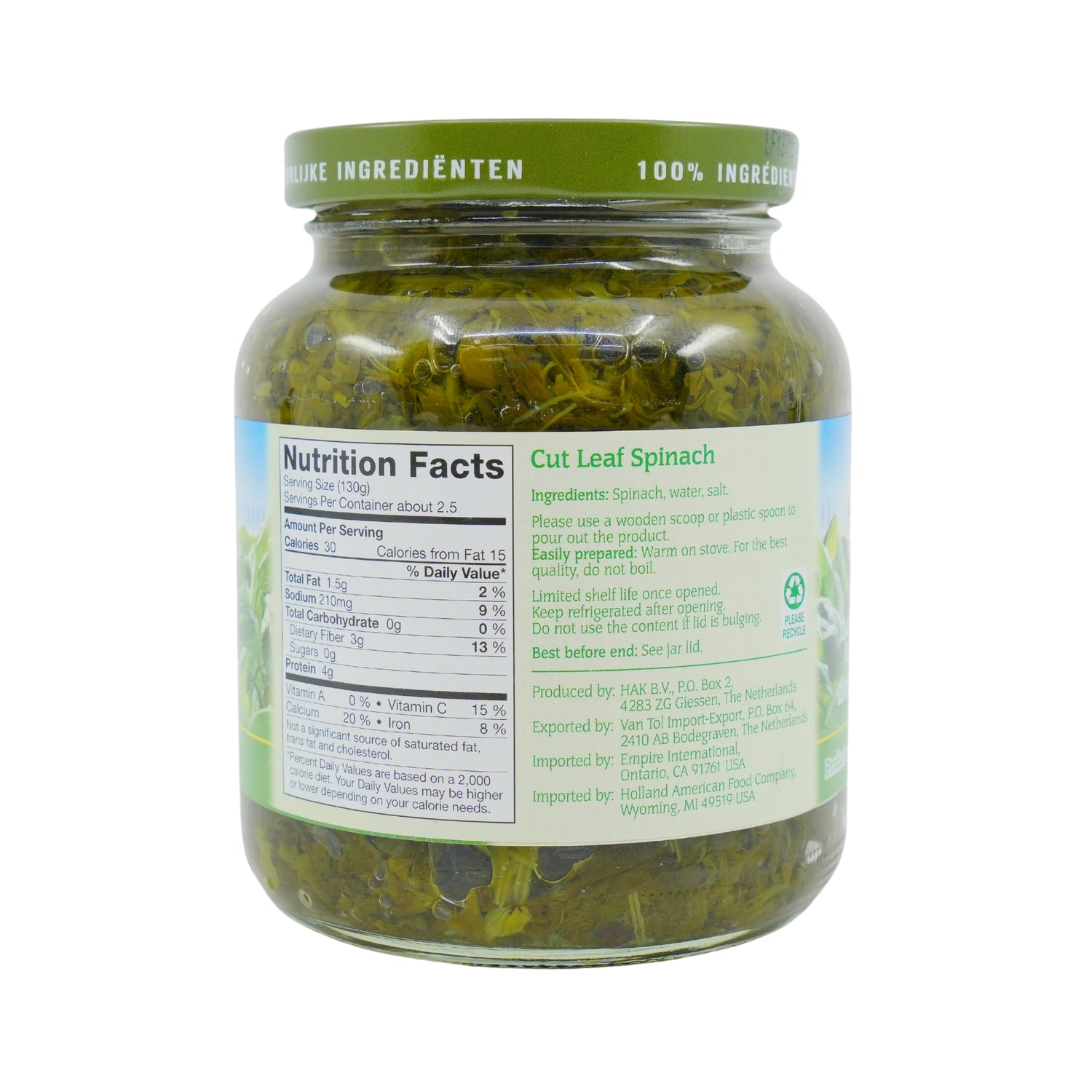 Hak Spinach 11.6 Oz
