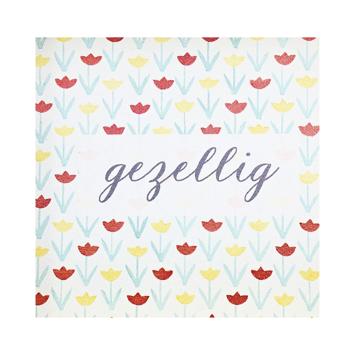 Hoekstra Decor Gezellig With Dutch Tulips Framed Wall Art