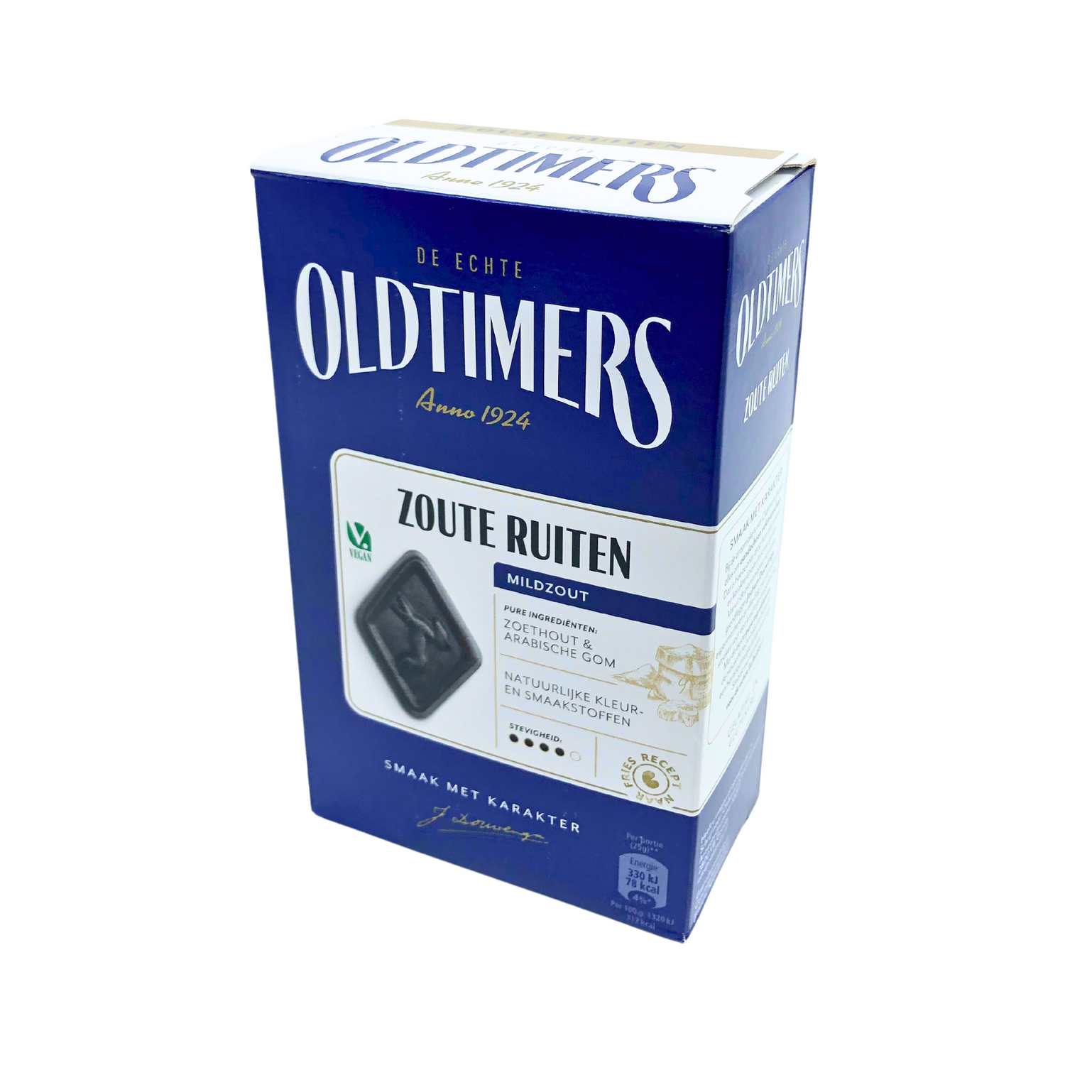 Old Timers  Mild Salt BLUE BOX Diamond Licorice 7.9 oz