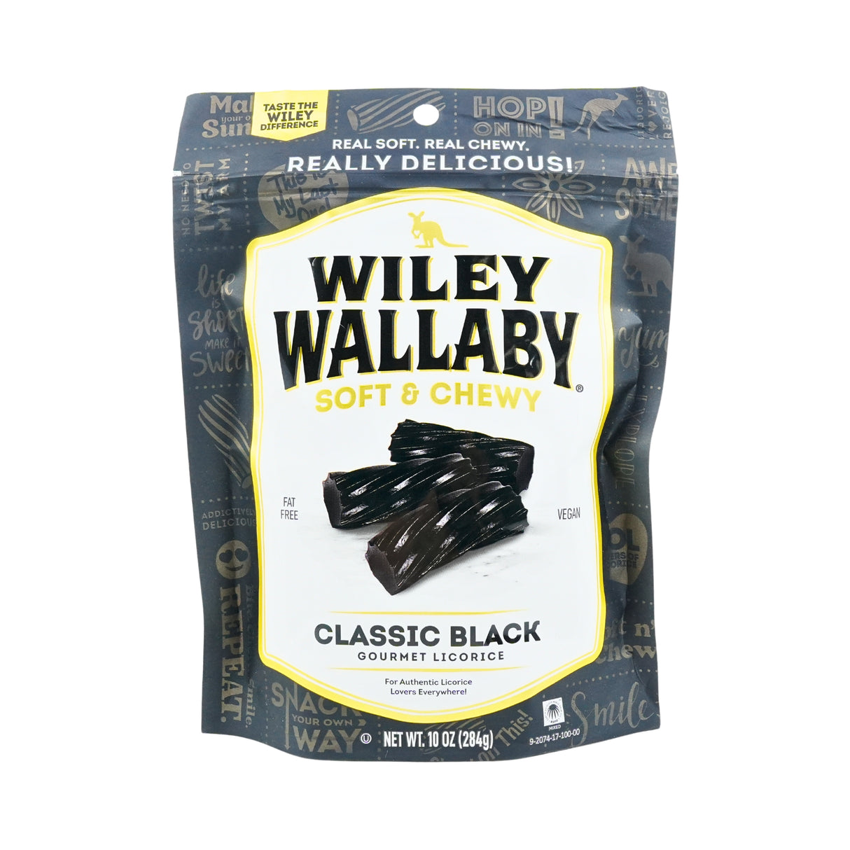 Wiley Wallaby Black Licorice 10oz Bag