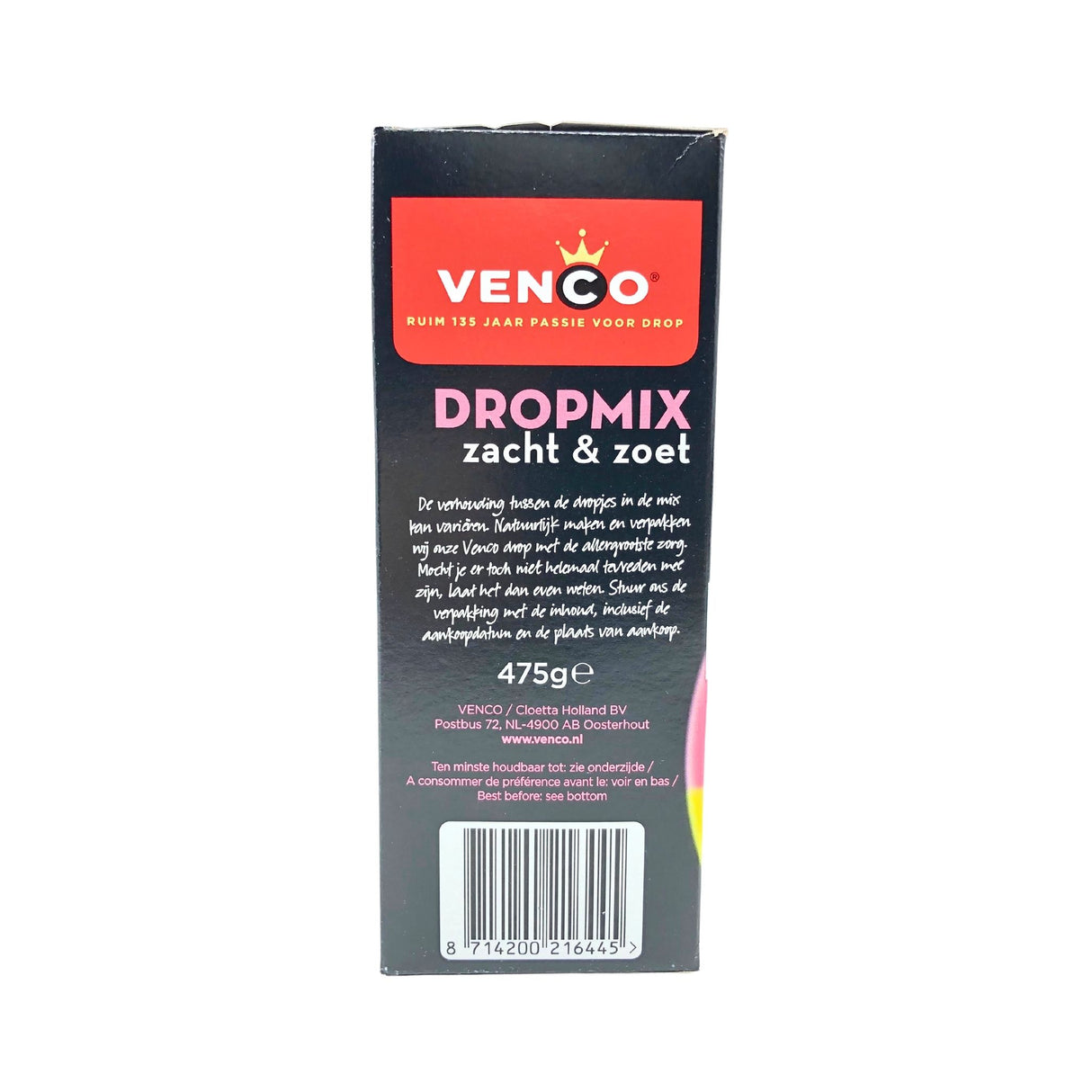 Venco Sweet Soft Mixed Licorice 17.6 Oz Box